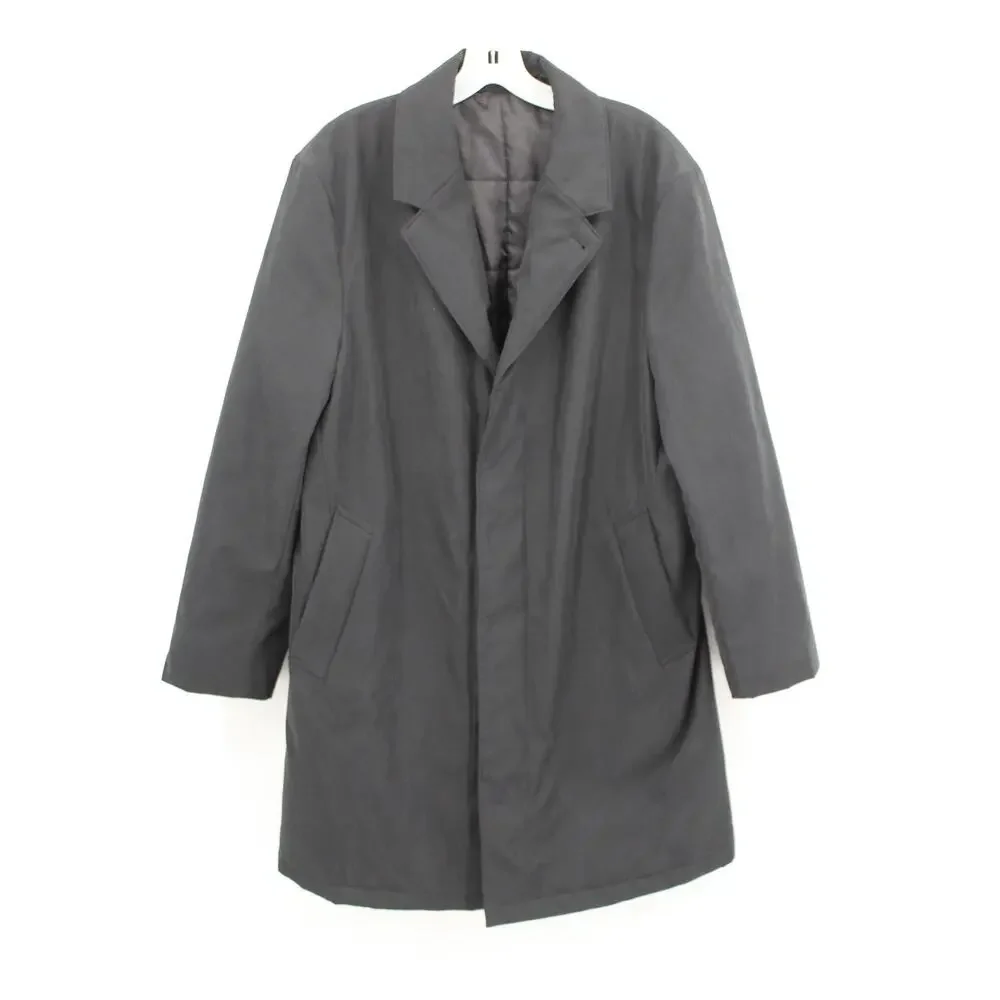 Lauren Ralph Lauren Coat Mens 40R Black ThermalTech Heated Overcoat All Weather